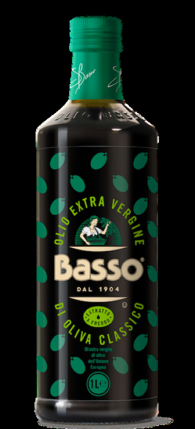 Extra panenský olivový olej Basso 1l